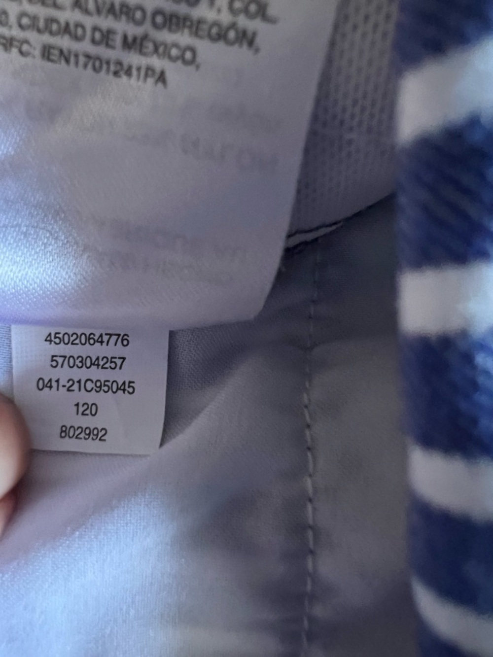 Chico’s Blue White Striped Pants Straight Leg Size 0 - Picture 12 of 12